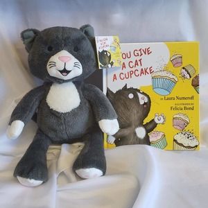 If You Give A Cat A Cupcake Book And Plush Kohls Cares Kids NEW